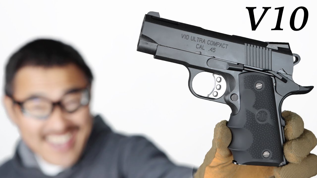 V10 ウルトラコンパクト ブラック ガスガン 発売日4月27日に量産品