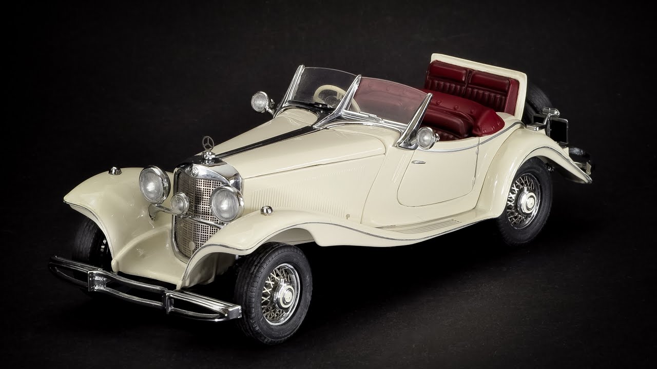 1935 Mercedes-Benz 500K Special Roadster - Franklin Mint 1:24