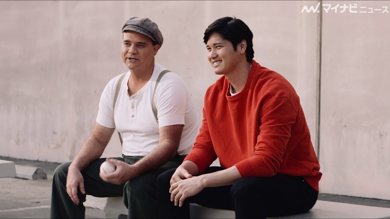 大谷翔平、ベーブ・ルースと時代を超え夢の共演！英語で“二刀流