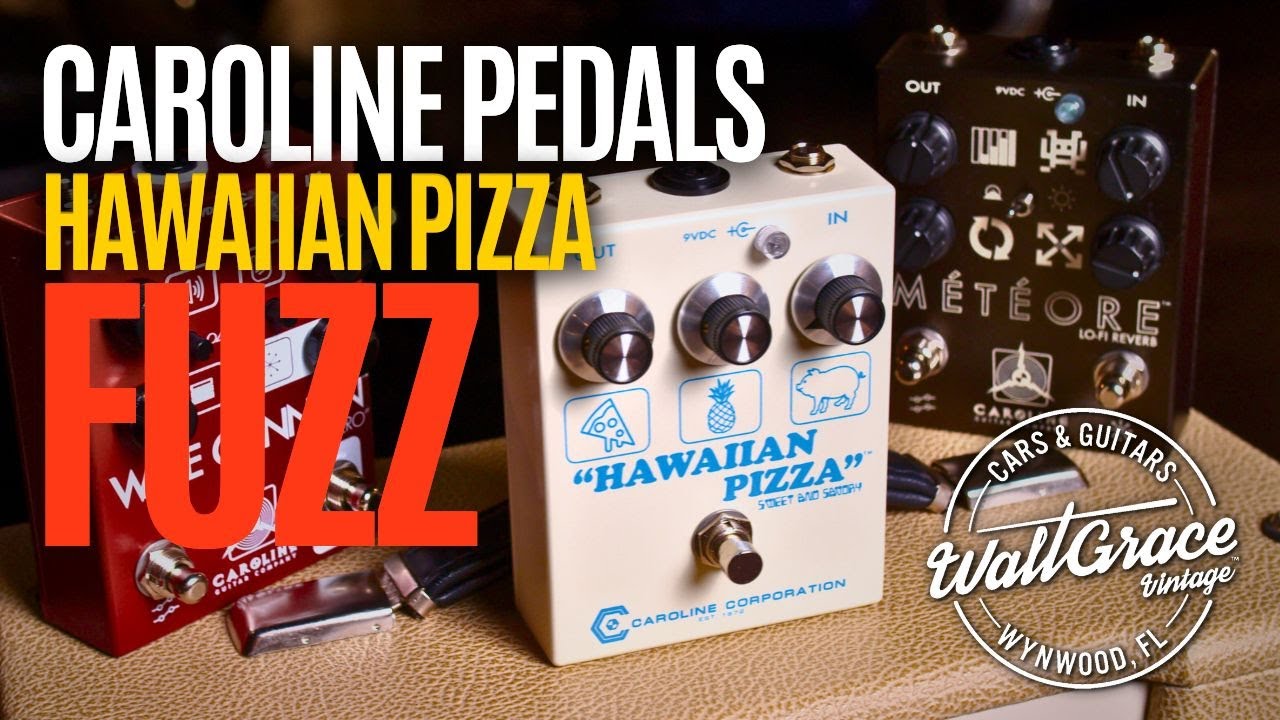 Caroline Guitar Company Hawaiian Pizza Sweet and Savory Fuzz Pedal