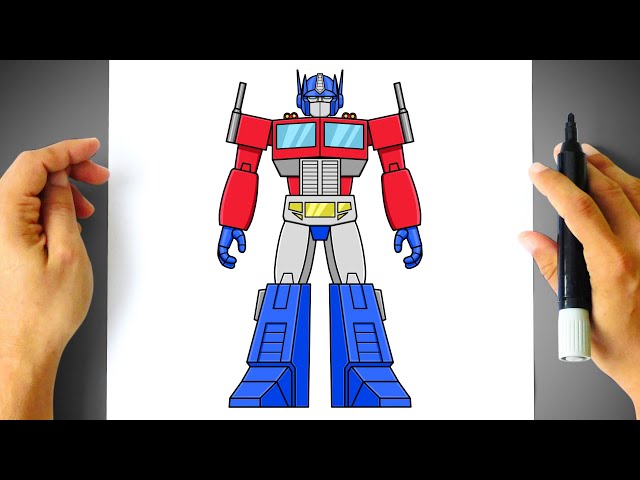 How to DRAW OPTIMUS PRIME - Transformers - YouTube