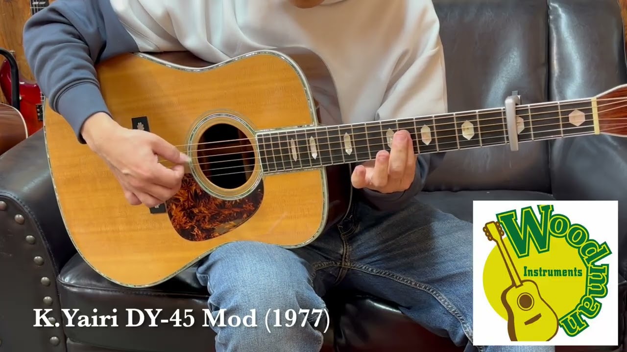 SOLD】 K.YAIRI DY-45 MOD 1977 【ウッドマンお茶の水】 - YouTube