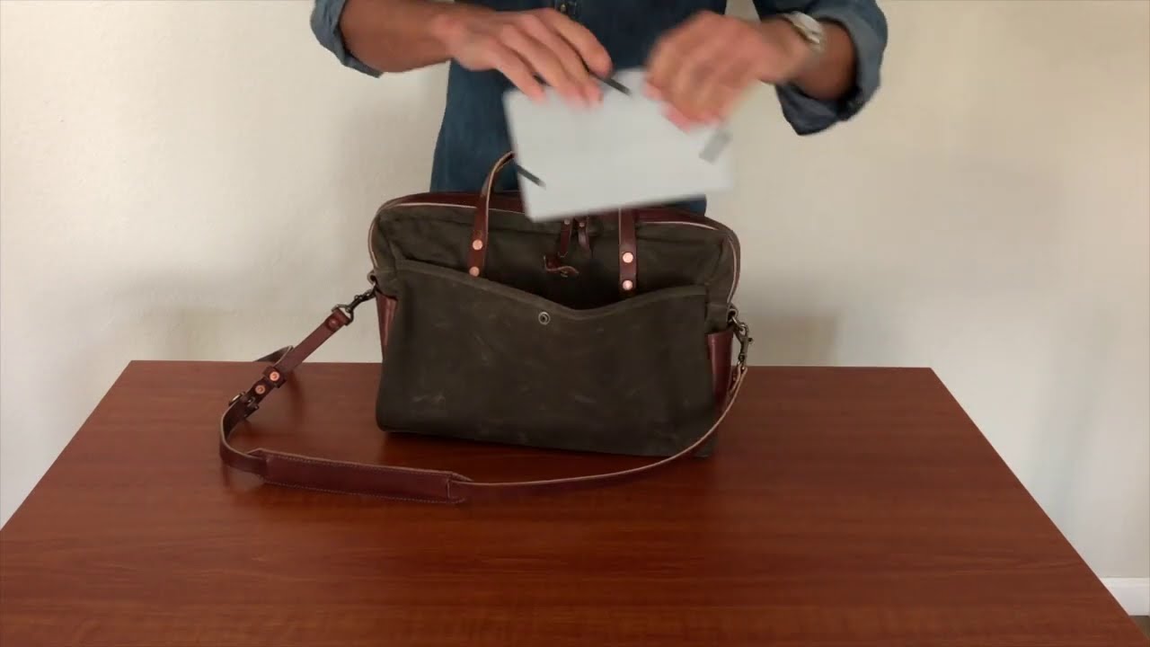 Bradley Mountain Courier Briefcase Review - YouTube