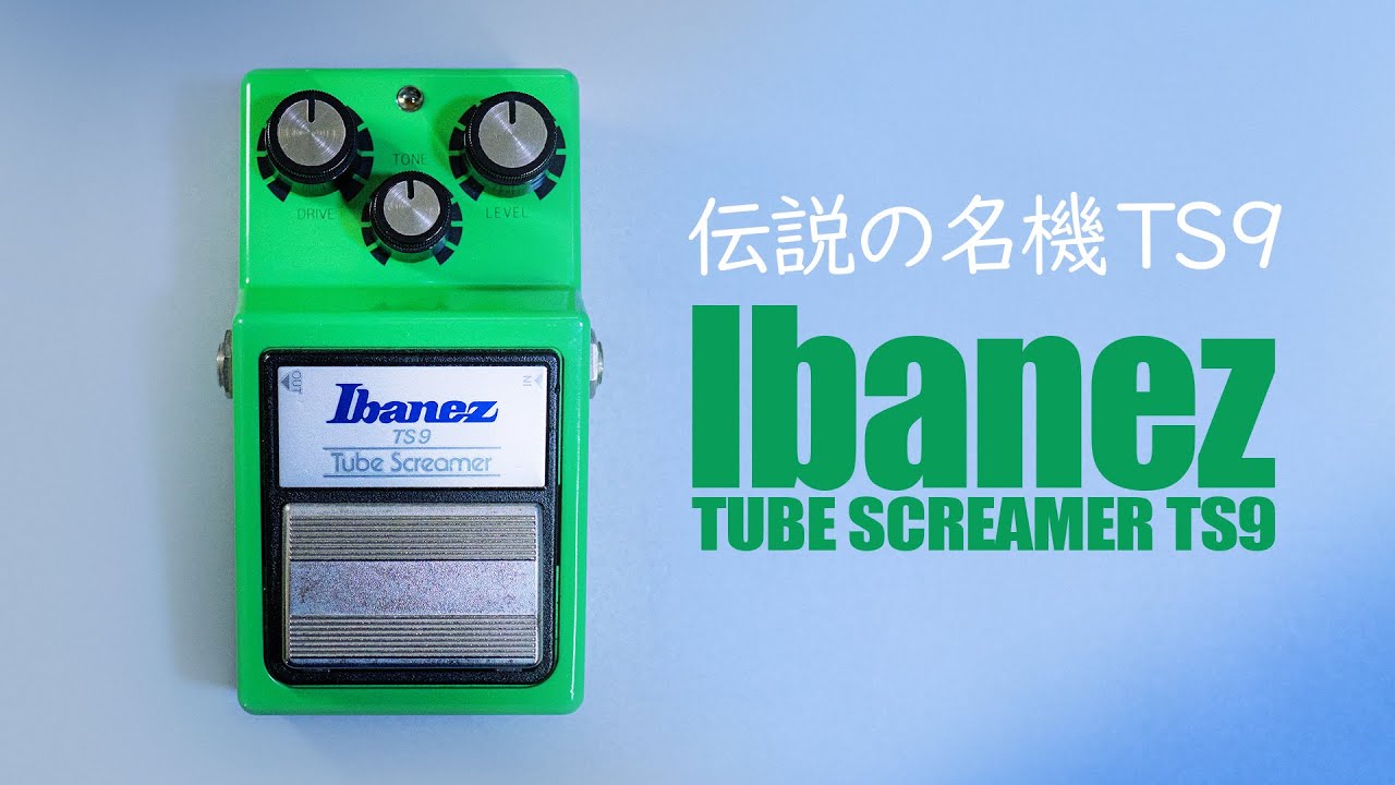 令和の今だから見直したいTS-9！！【Ibanez TS-9 Tube Screamer