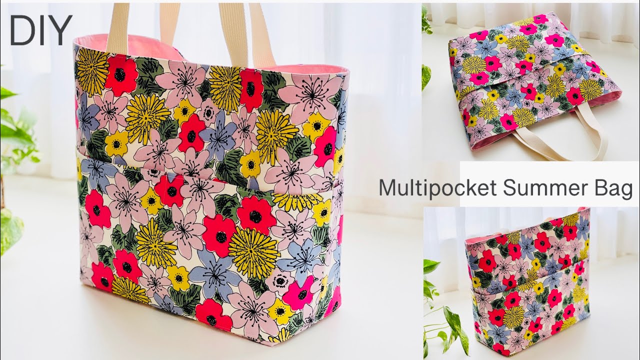 JUNE ポケットいっぱいトートバッグ ハンドメイド JUNE様 ポケット