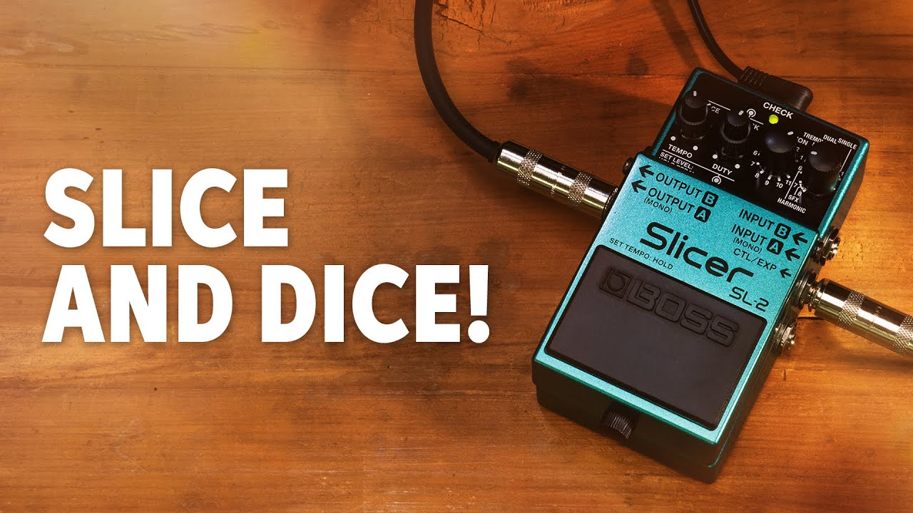 BOSS SL-2 Slicer Audio Pattern Processor Pedal Demo - YouTube