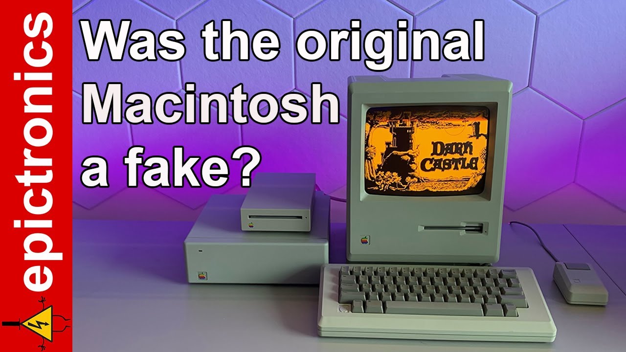 Macintosh 512k & HD20 Restoration and tube swap mod. Amber Zeneth