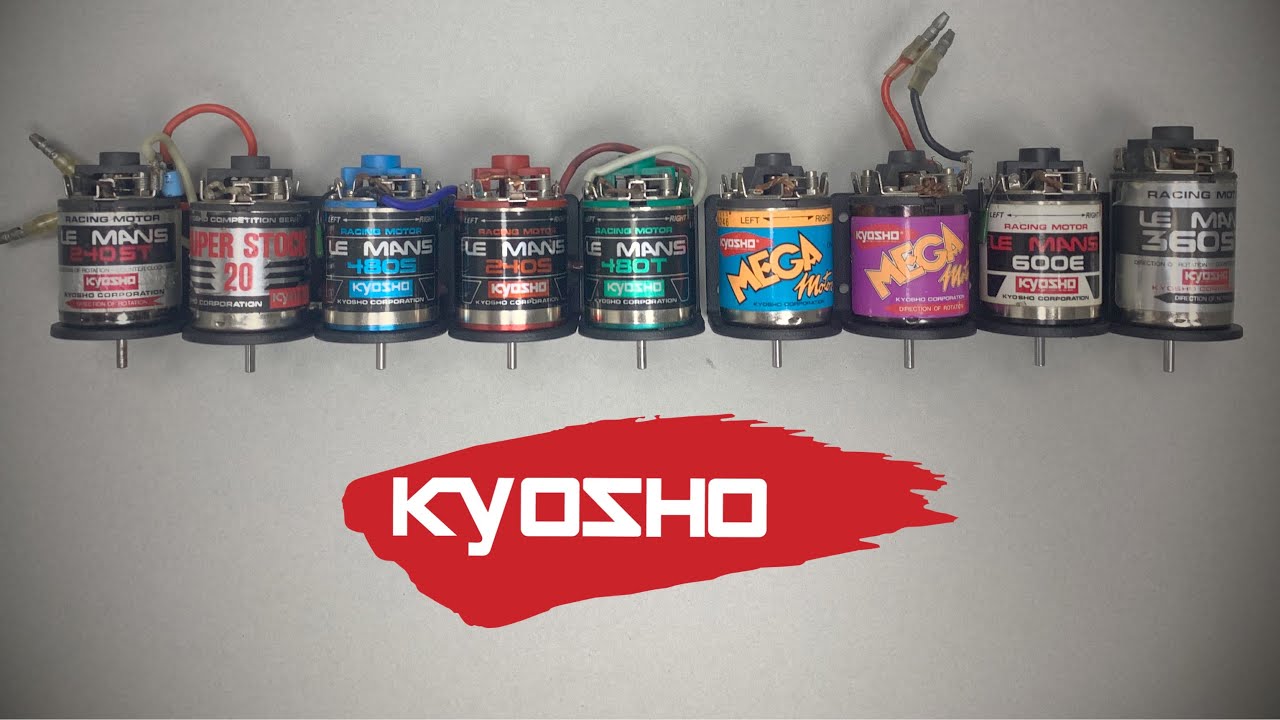 Epic Kyosho Vintage Motor Collection | Le Mans Gold, Pro, Mega