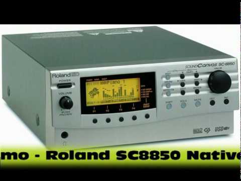 Roland SC8850 - Dance Demo - YouTube