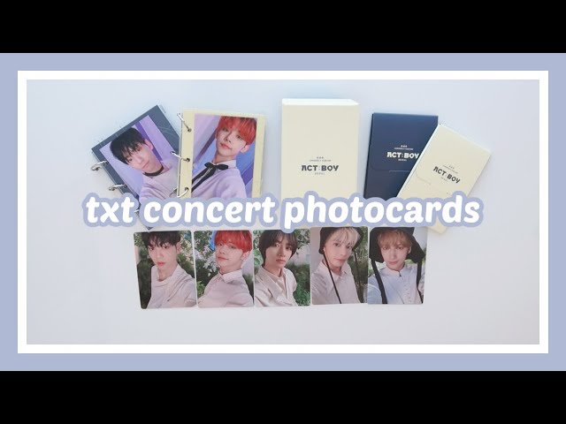 TXT Act: Boy ✧ special box set mini photocards and mini binders