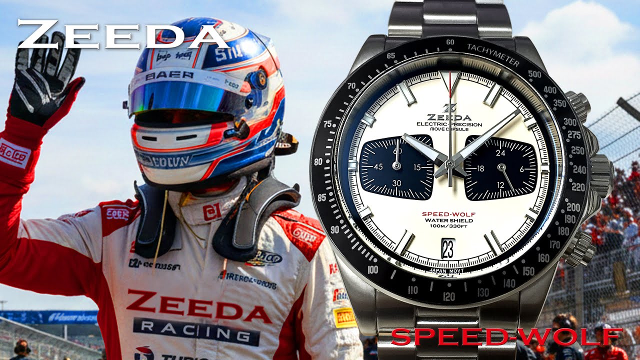 ZEEDA－ 2026 新作腕時計【SPEED-WOLF】クロノグラフ機能付き TMI