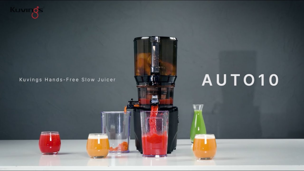 クビンス新モデル】AUTO10ハンズフリースロージューサー - YouTube