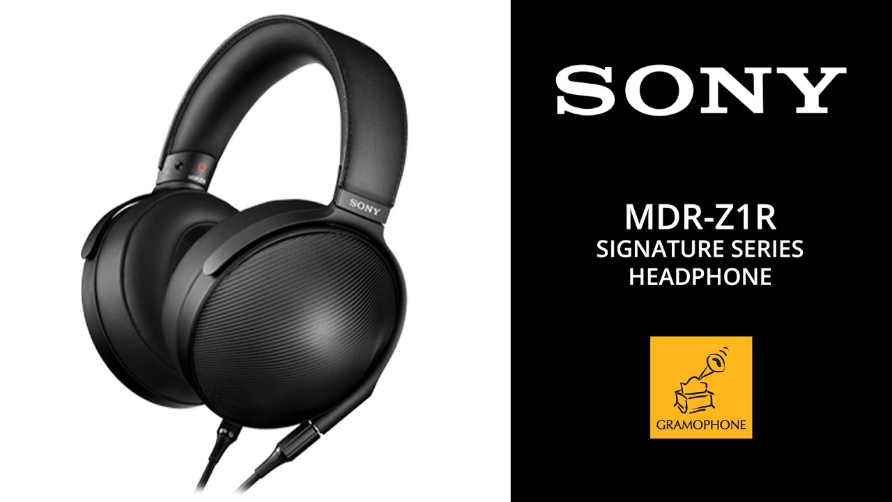 SONY MDR-Z1R | Signature Series Hi-Res Headphones - YouTube