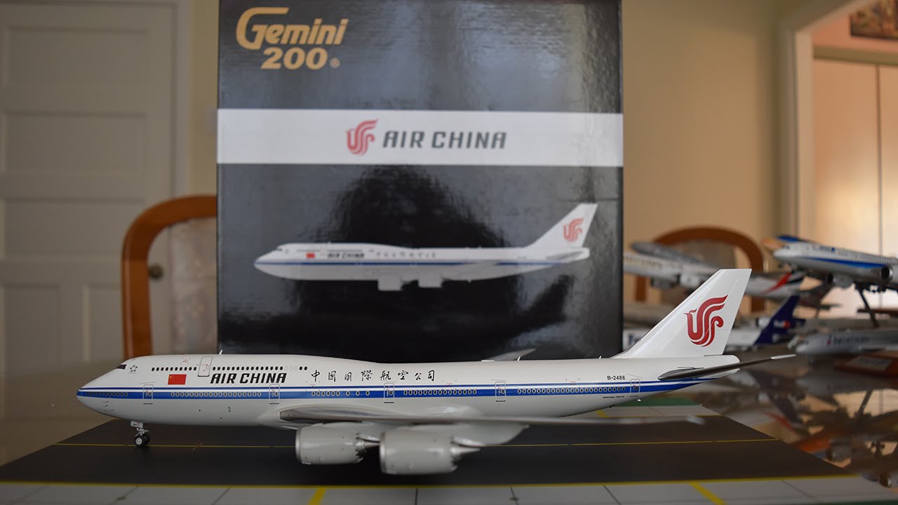 Gemini Jets 1:200 Air China 747-8I Unboxing and Review - YouTube