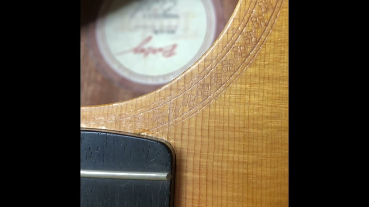 1999 Baby Taylor 301 Top Fix Neck shim repair - YouTube