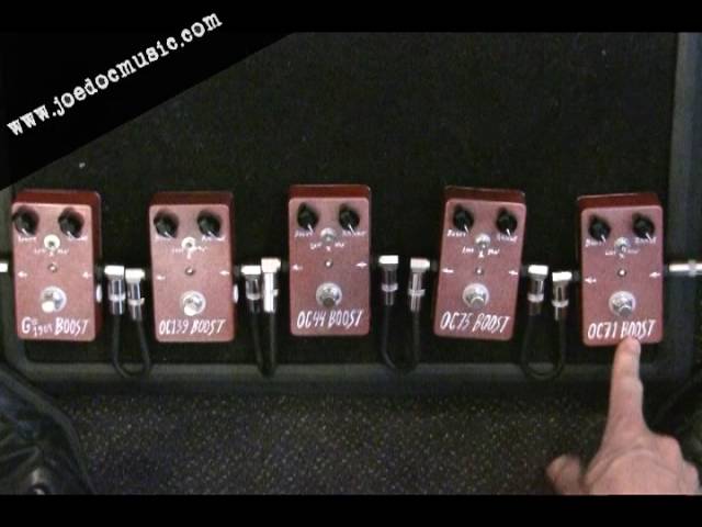 Rangemaster / Germanium Boost Shootout Different Transistors