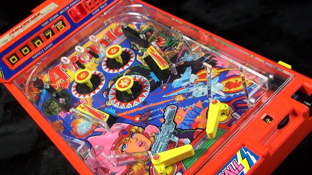 電動 トイ】トミー アトミックピンボール エレクトロニクスゲーム