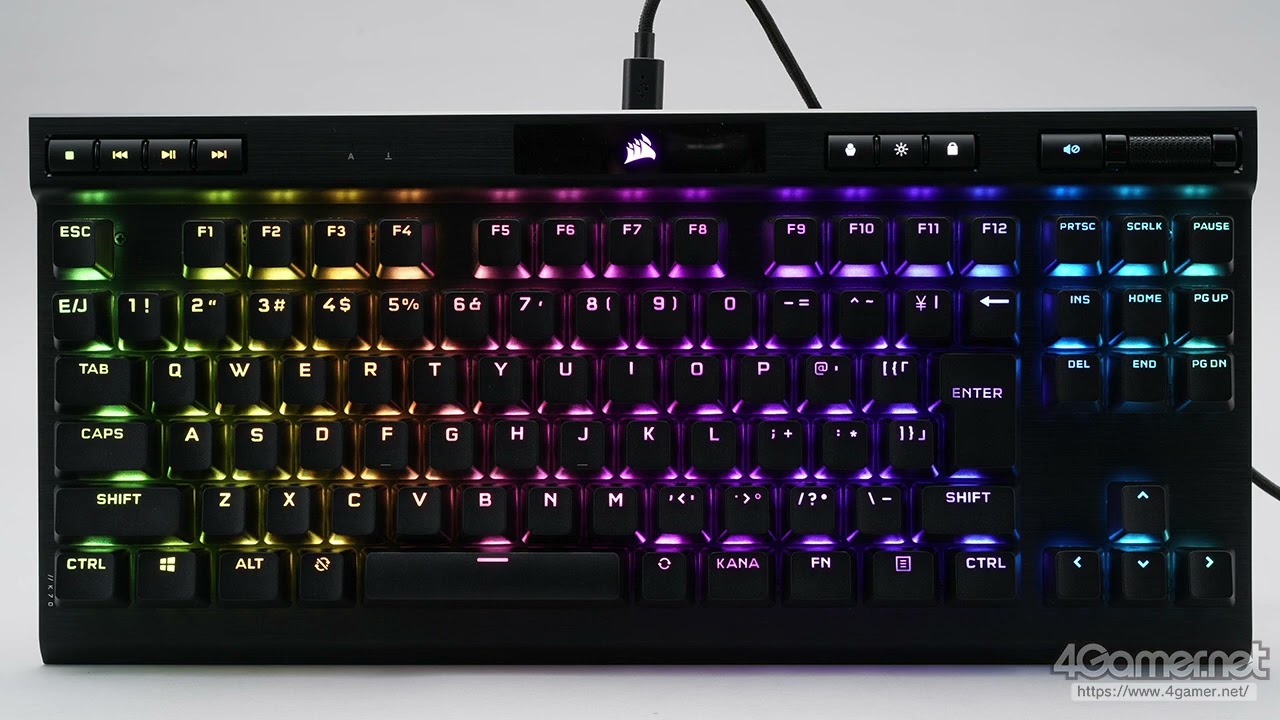 PR】Corsairの新型10キーレス「K70 RGB TKL OPX」は，ストイックにe