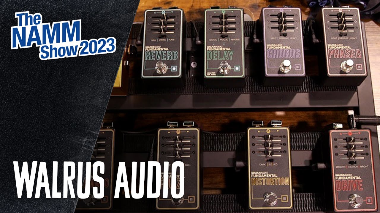 Walrus Audio Fundamental Series Pedal Demos | NAMM 2023 - YouTube