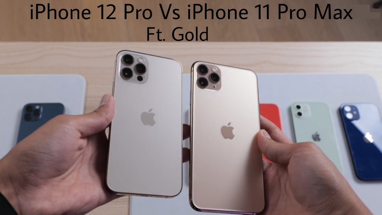 iPhone 12 Pro Gold Vs iPhone 11 Pro Max Gold | Color, Display