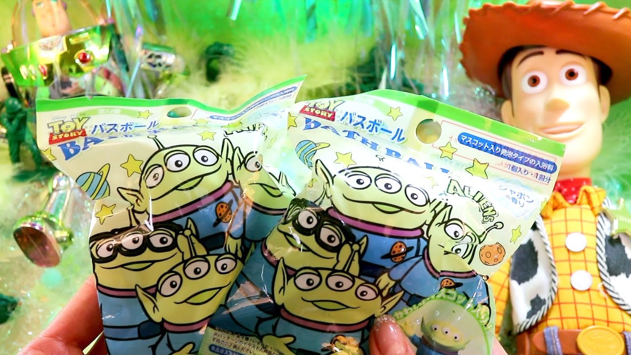 希少 新品 トイストーリー エイリアン リトルグリーンメン バスボム 10