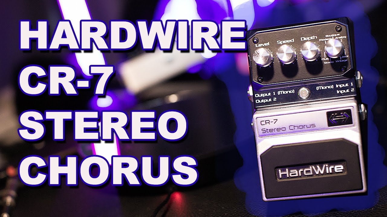 DigiTech Hardwire CR-7 Chorus: initial meanderings - YouTube