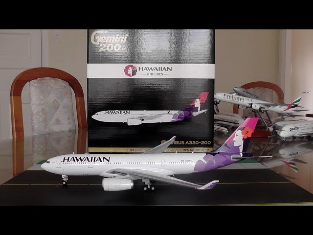 Gemini Jets 1:200 Hawaiian Airlines A330-200 Unboxing and Review