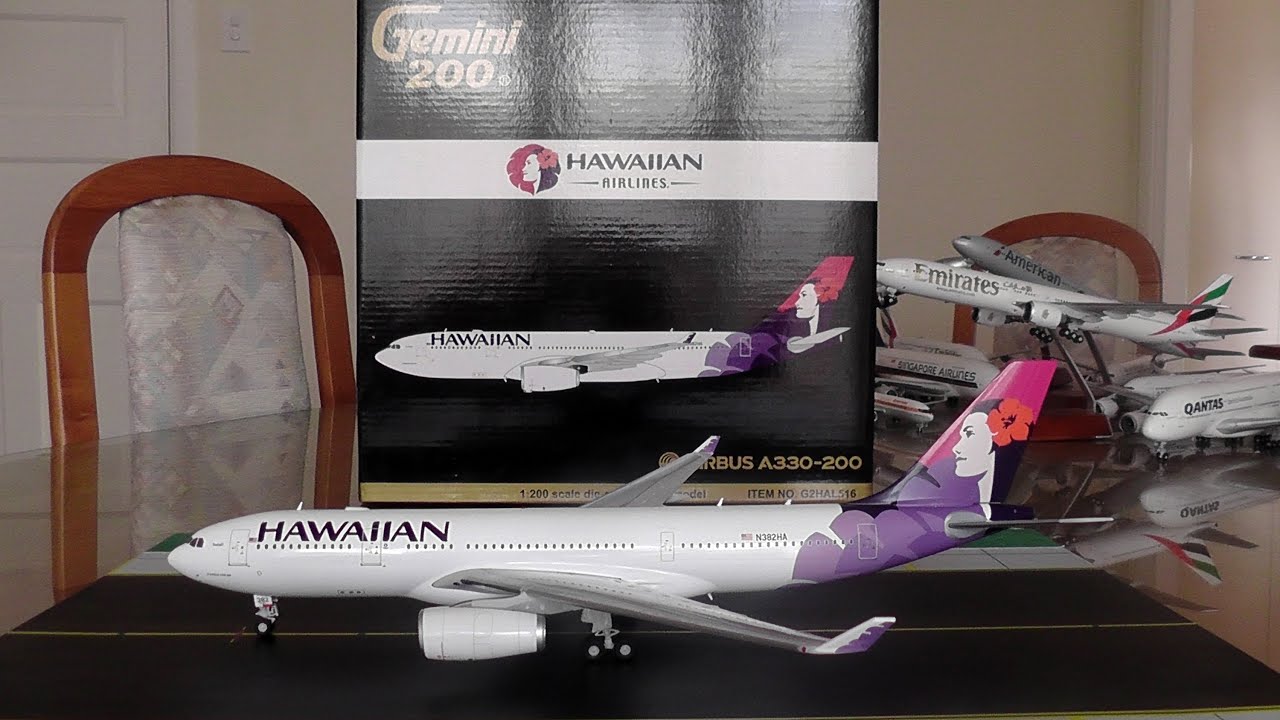 Gemini Jets 1:200 Hawaiian Airlines A330-200 Unboxing and Review