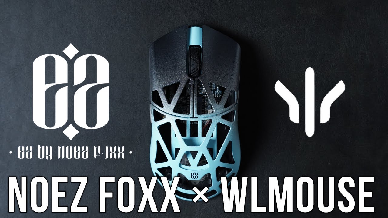 The stunningly designed NOEZFOXX collaboration gaming mouse, the