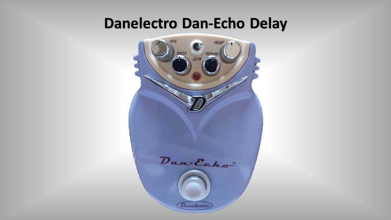 Danelectro Dan-Echo Delay on Bass - YouTube