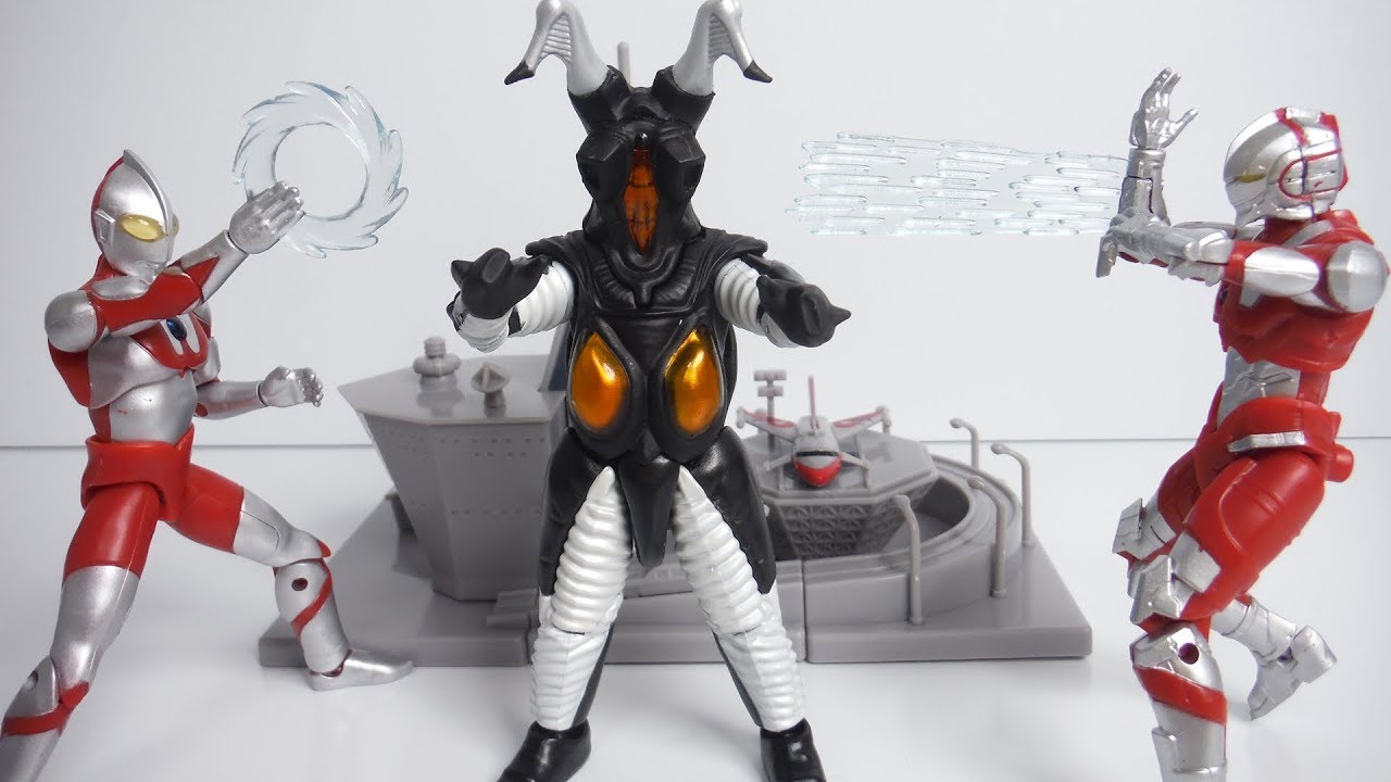 超動ウルトラマン4 全6種 開封 Ultraman Action Figure ゼットン 食
