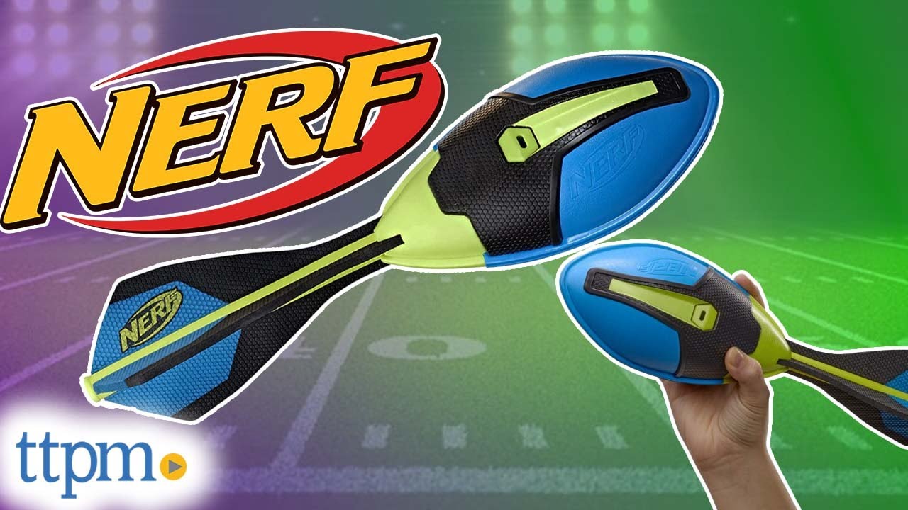 NERF Vortex Ultra Grip Football from Hasbro Review! - YouTube