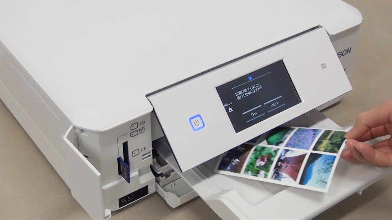 プリンター本体で写真を8面付けする （エプソン EP-808A、EP-807A, EP