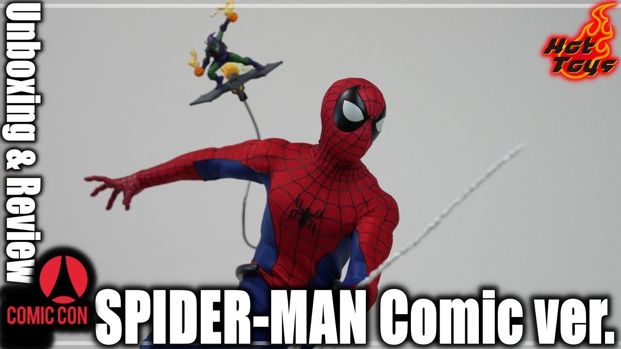 TCC Exclusive HotToys SPIDER-MAN Comics ver. Unboxing & Review