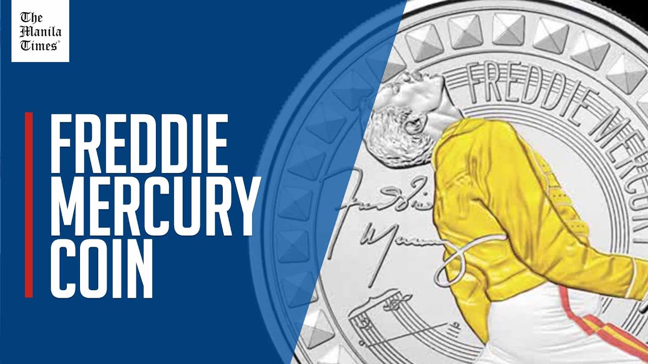 Royal Mint unveils new coin to celebrate Freddie Mercury - YouTube