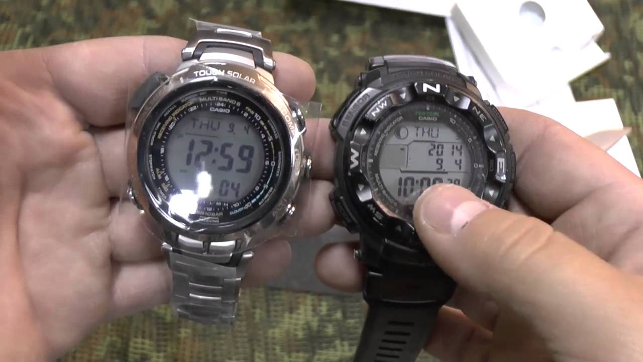 CASIO PRO TREK PRX-2000T-7JF Manaslu Titanium - YouTube