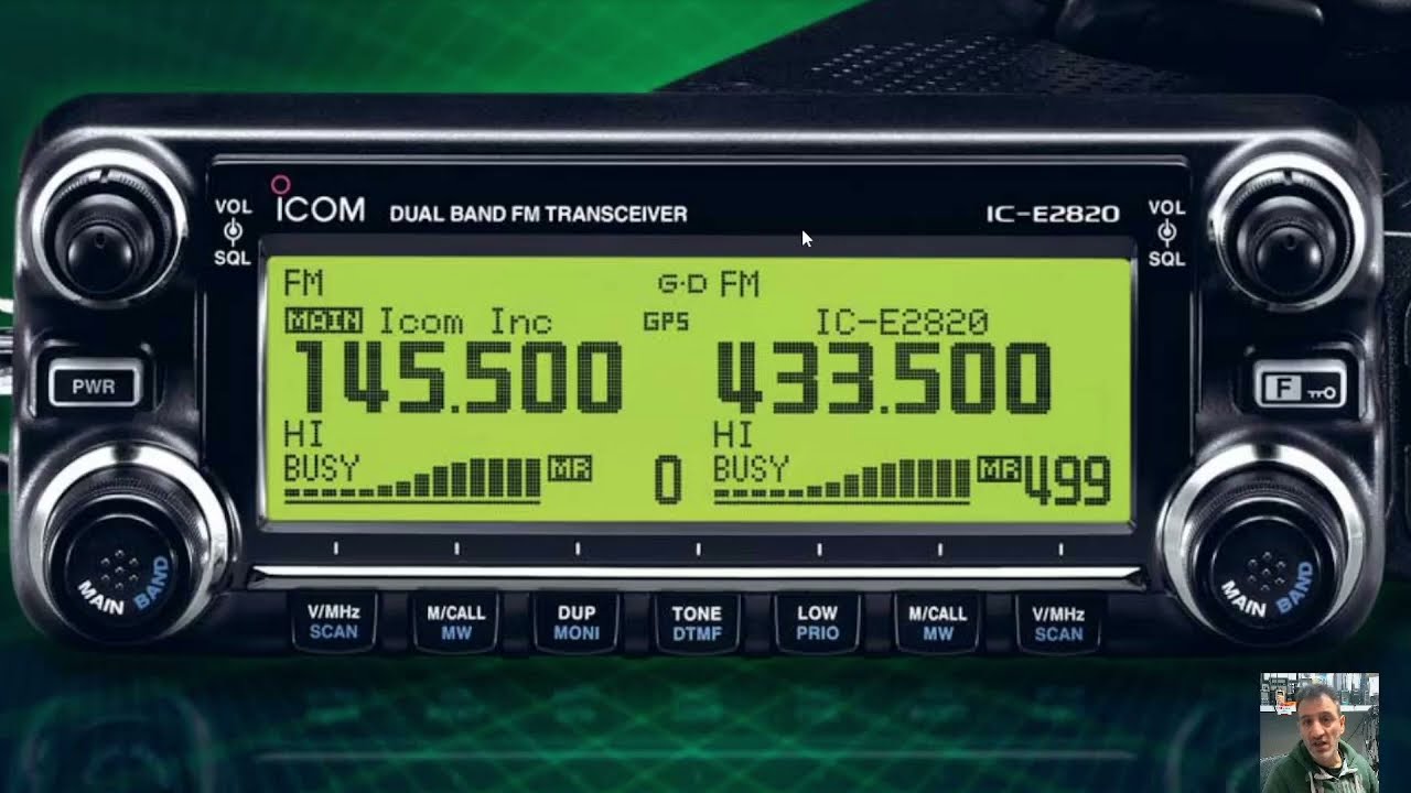 ICOM IC-2820 Dstar V/UHF GPS WideReceive Transceiver - YouTube