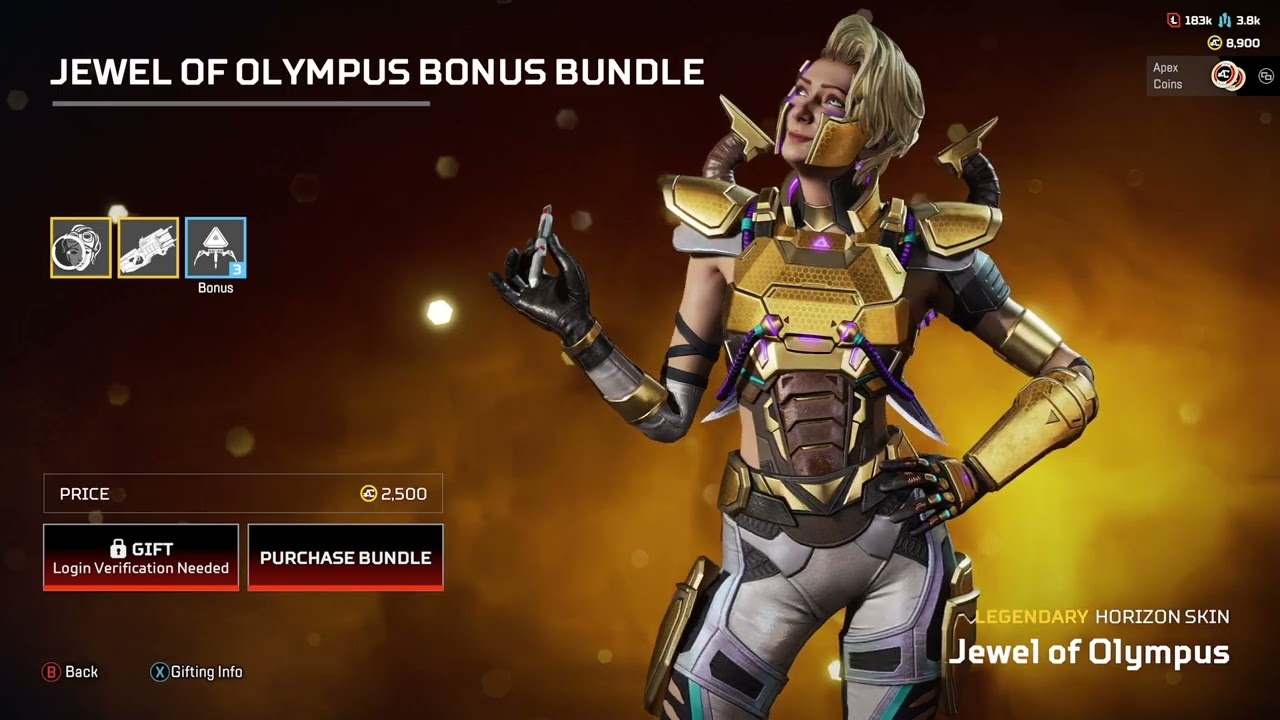 Legendary Bundle for Horizon (Jewel of Olympus), S16 Store Update