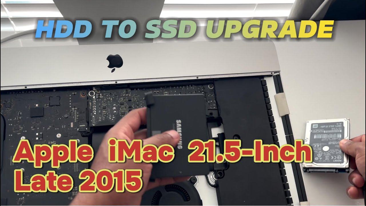 Apple iMac 21.5-inch Late 2015 SSD Upgrade - SOLVED! - YouTube