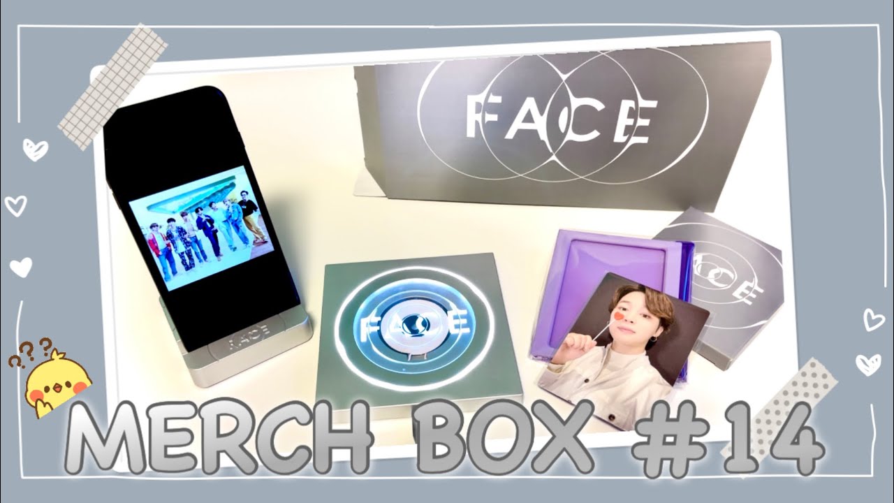 BTS UNBOXING】 MERCH BOX #14 ジミン JIMIN FACE 💜 (雑談 merch pack