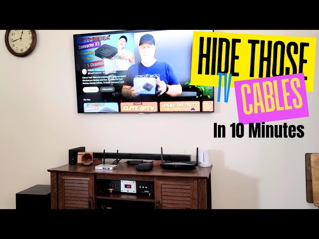 How to Hide ALL Your TV Cables in 10 Minutes? - YouTube