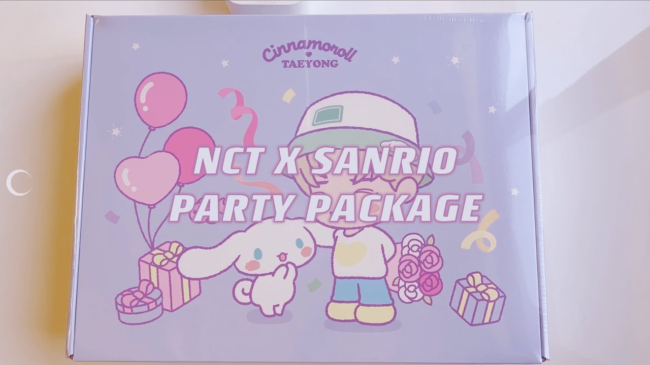 Unboxing ⟢ NCT X SANRIO Party Package - TAEYONG VER. 🌹 - YouTube
