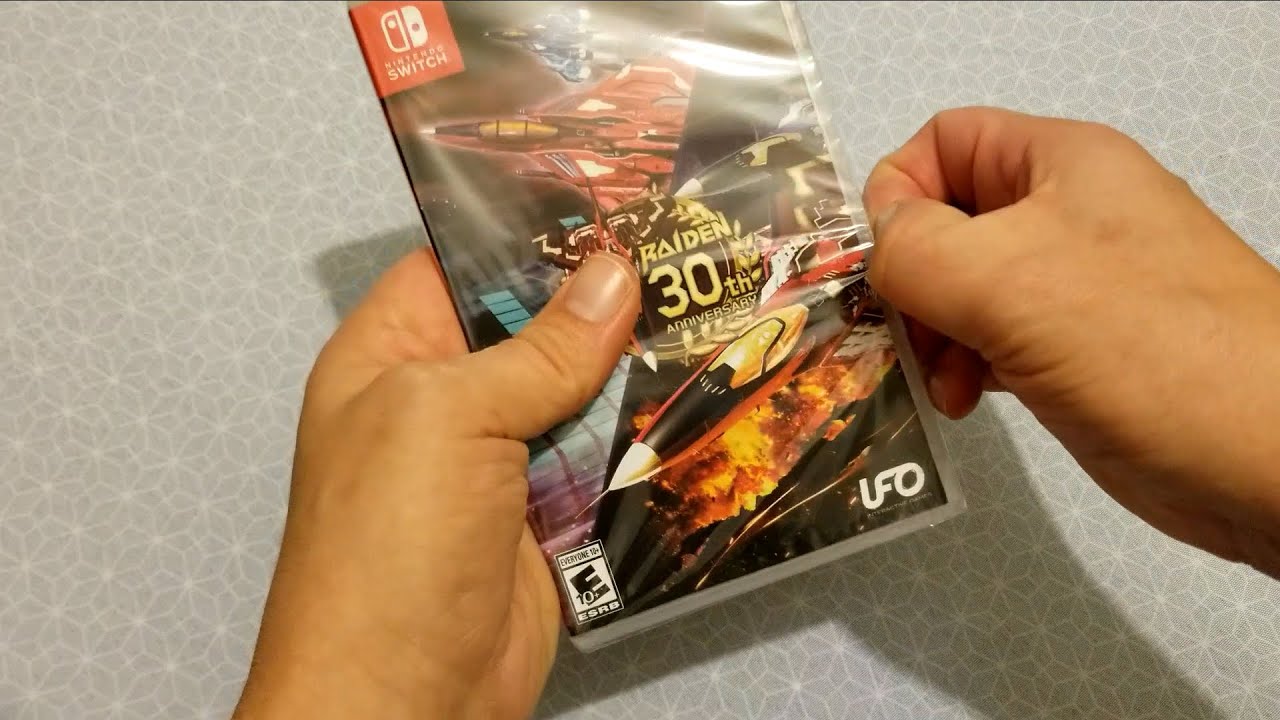 UNBOXING RAIDEN 30TH ANNIVERSARY SWITCH (LIMITED RUN GAMES) - YouTube