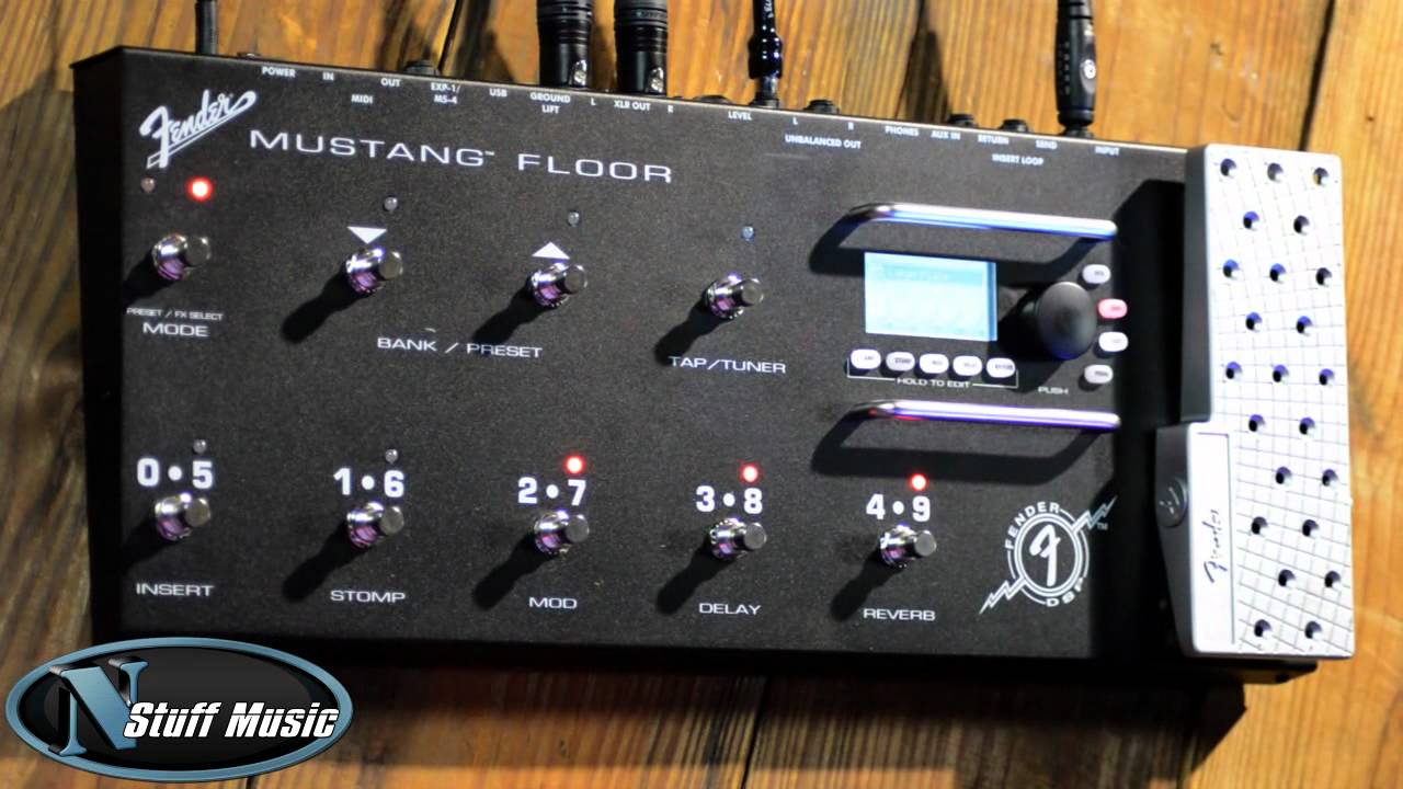 Fender Mustang Floor Multi-Effects Unit - YouTube