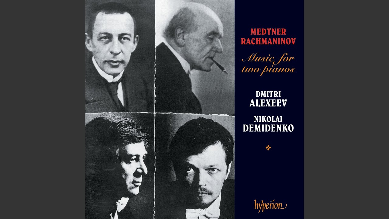 Medtner: 2 Pieces, Op. 58 for 2 Pianos: II. Knight Errant - YouTube