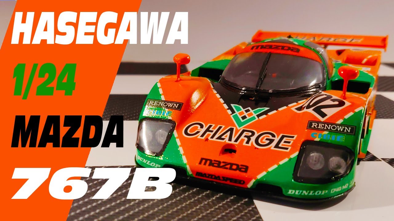 1/24 Hasegawa | Mazda | 767B | Completed Scale Model - YouTube