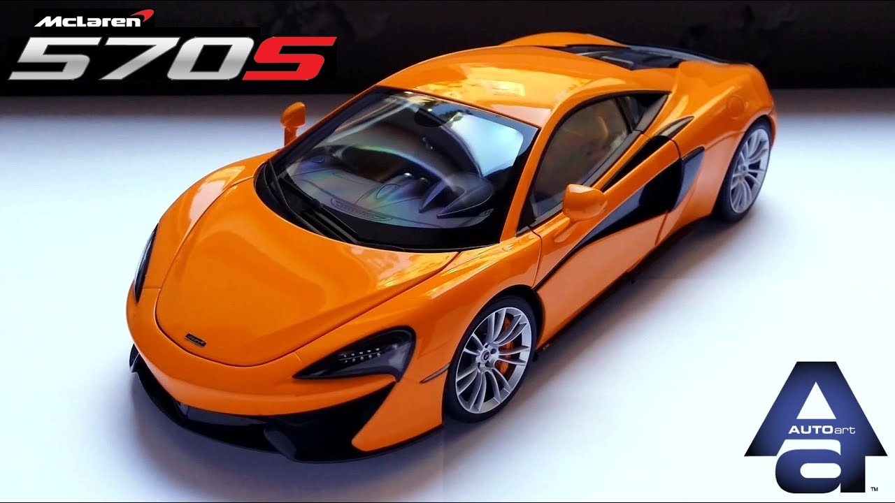 Reviewing the 1/18 McLaren 570S by AUTOart - YouTube