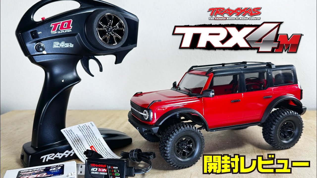 最高峰】トラクサス TRX4m 1/18スケール クローラー | 開封レビュー