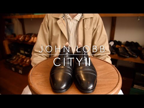 ジョンロブ City 2 (シティ) ストレートチップ 7000番ラスト ブラック