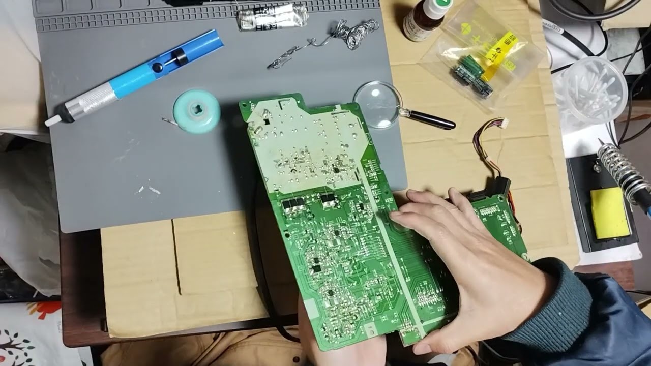 BZ350 WAIT点滅で起動しないの修理 2025/1/8-9、19 その4.回収したNG